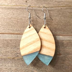 3/$25 -- Handmade wood and earrings